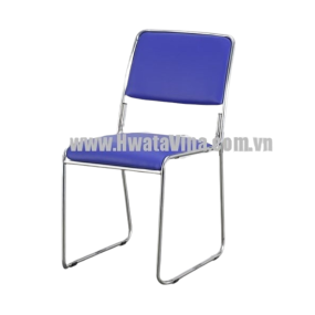 Ghế inox dựa Hwata cố định mặt simili GCD24