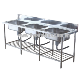 Chậu rửa inox Hwata công nghiệp CN3