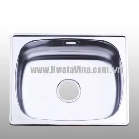 Chậu rửa inox Hwata đơn A3 sâu 