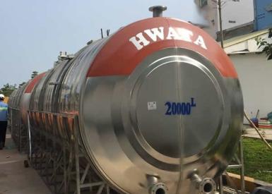 [TOP] Bồn inox Hwata công nghiệp khủng cho lượng dùng lớn