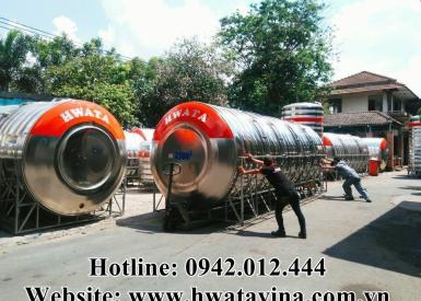[HOT] Bồn inox Hwata nằm với cấu tạo bền chắc