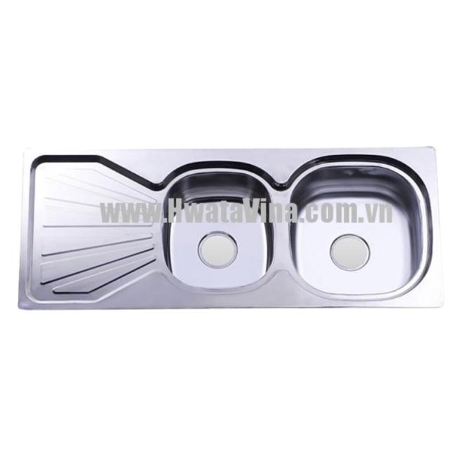 Chậu rửa inox Hwata đôi BDC5