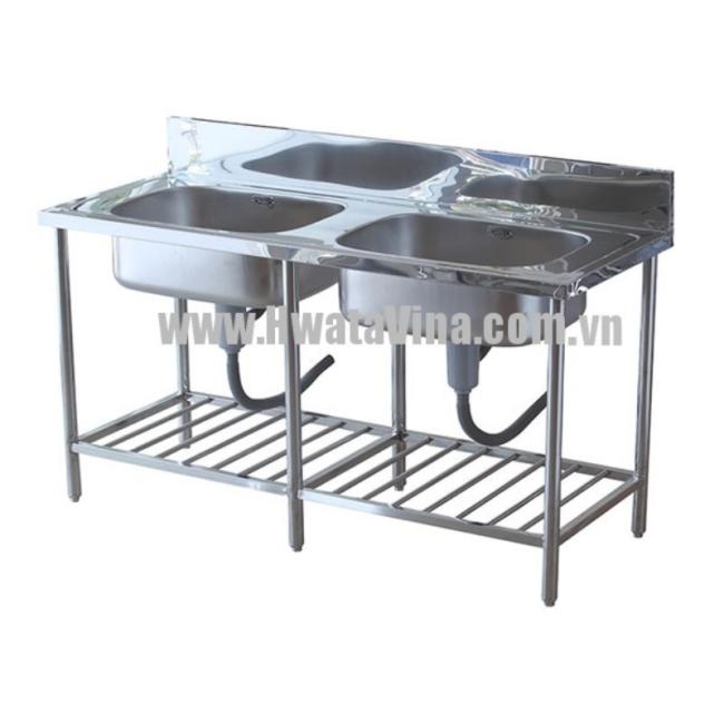 Chậu rửa inox Hwata công nghiệp CN2