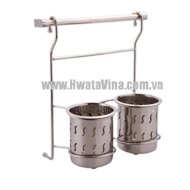 Kệ treo muỗng đũa inox Hwata HWKTD 01