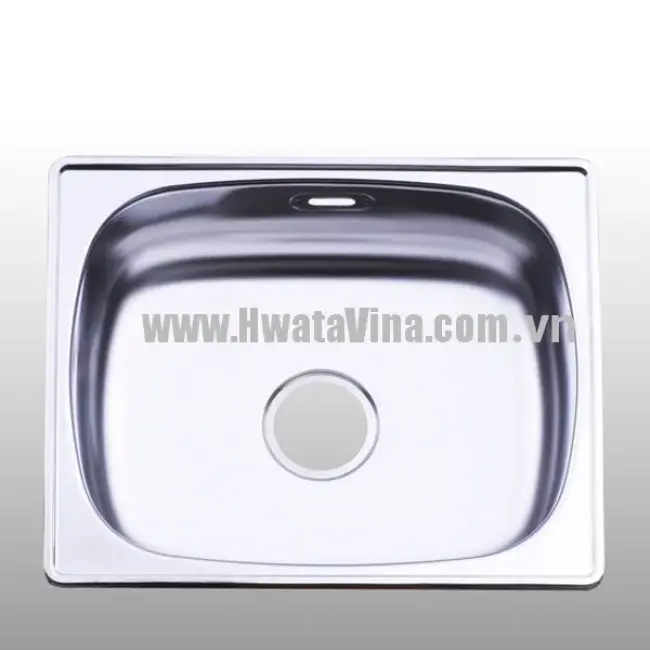 Chậu rửa inox Hwata đơn A3 sâu 